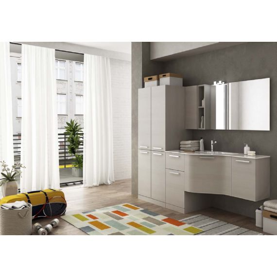 Componibile profondità cm. 62 / 35  + colonna p/lavatrice