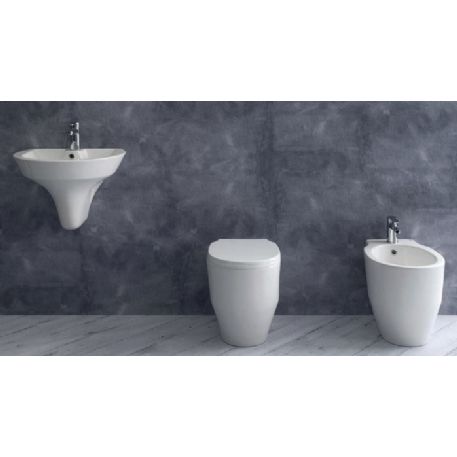 Wc rimless + Sedile +  Bidet h. 42 cm. GATE 