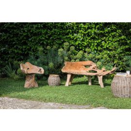 Root bench medium size Protective wood finishing