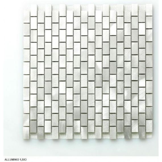 Mosaico in alluminio 1,5 x 3